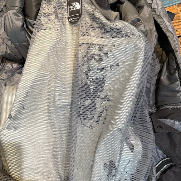 North Face HyVent Triclimate 3-IN-1 SKI JACKET Mens Large Black Gray Vintage Y2K - Picture 13 of 16